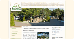 Desktop Screenshot of camping-kiefernhain.it